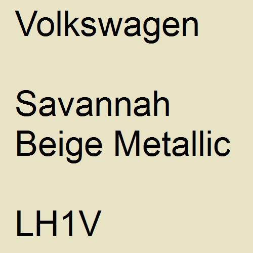 Volkswagen, Savannah Beige Metallic, LH1V.